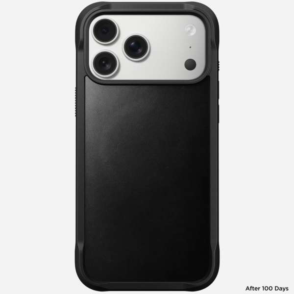 Nomad Rugged Leather (Horweeen) Case for iPhone 17 Pro Max Black