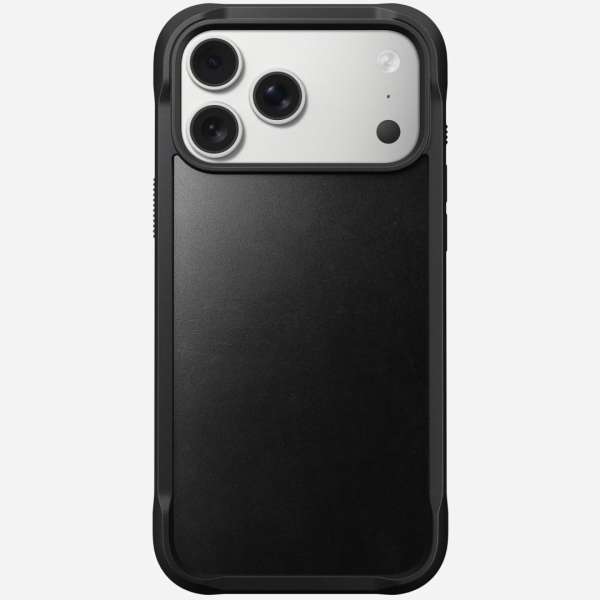 Nomad Rugged Leather (Horweeen) Case for iPhone 17 Pro Max Black