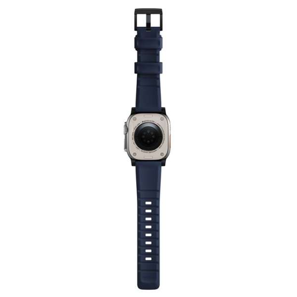 Nomad Rugged Strap, atlantic blue/black - AW Ultra 2/1 49mm 9/8/7 45mm/6/SE/5/4 44mm/3/2/1 42mm