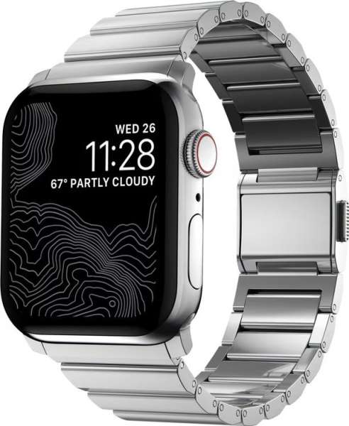 Nomad Strap Stainless Steel for 42/44/45/49mm Silver