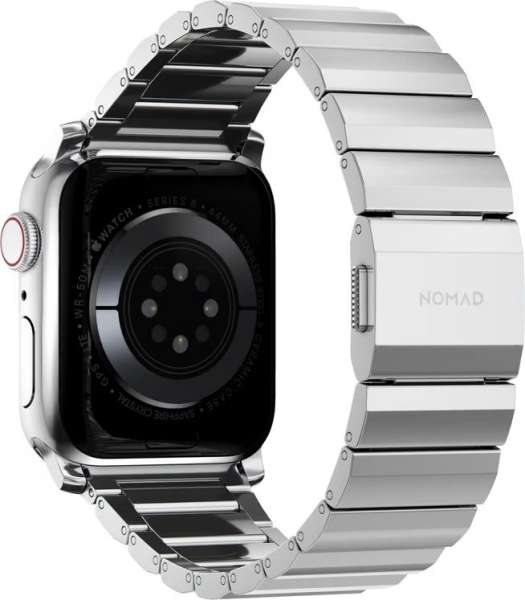 Nomad Strap Stainless Steel for 42/44/45/49mm Silver