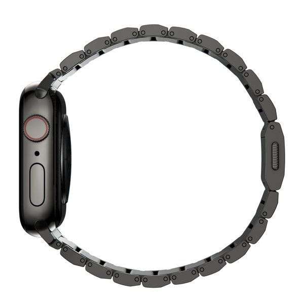 Nomad Strap Stainless Steel for Apple Watch 42/44/45/49mm Graphite
