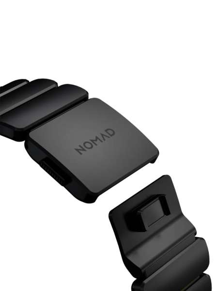 Nomad Stratos Band FKM AW 45/46/49mm Black Titanium Forest Green