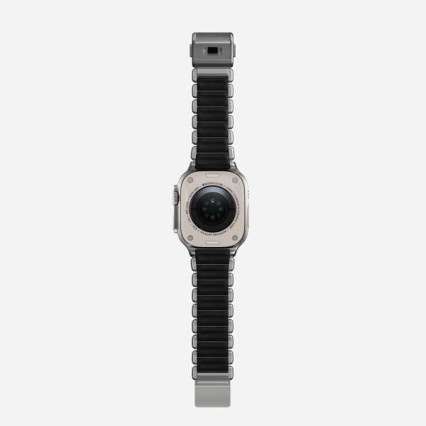 Nomad Stratos Band FKM for AW 45/46/49mm Natural Titanium Black