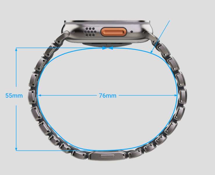 Nomad Stratos Band FKM for AW 45/46/49mm Natural Titanium Black