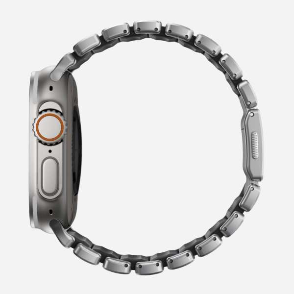 Nomad Stratos Band FKM for AW 45/46/49mm Natural Titanium Black