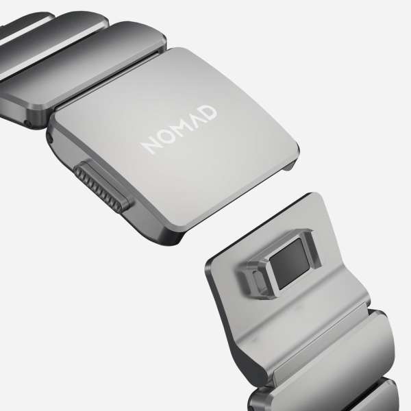 Nomad Stratos Band FKM for AW 45/46/49mm Natural Titanium Black