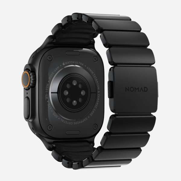 Nomad Stratos Band FKM for AW 45/46/49mm Titanium Black