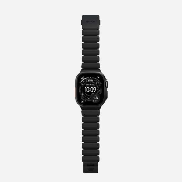Nomad Stratos Band FKM for AW 45/46/49mm Titanium Black