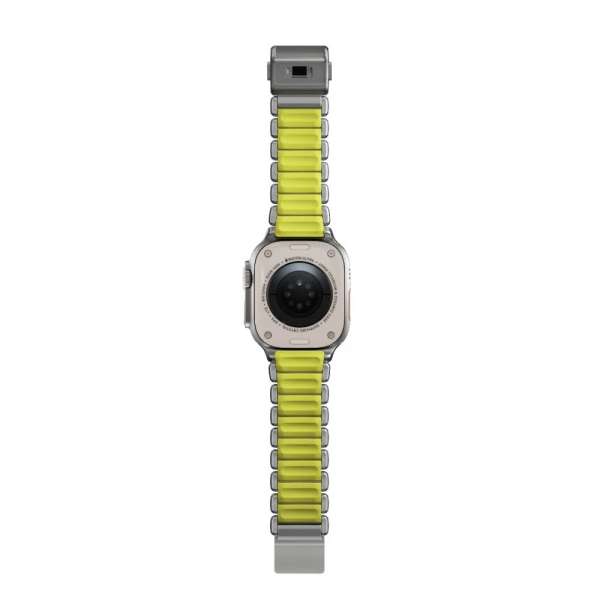 Nomad Stratos Band for FKM AW 45/46/49mm Natural Titanium Volt
