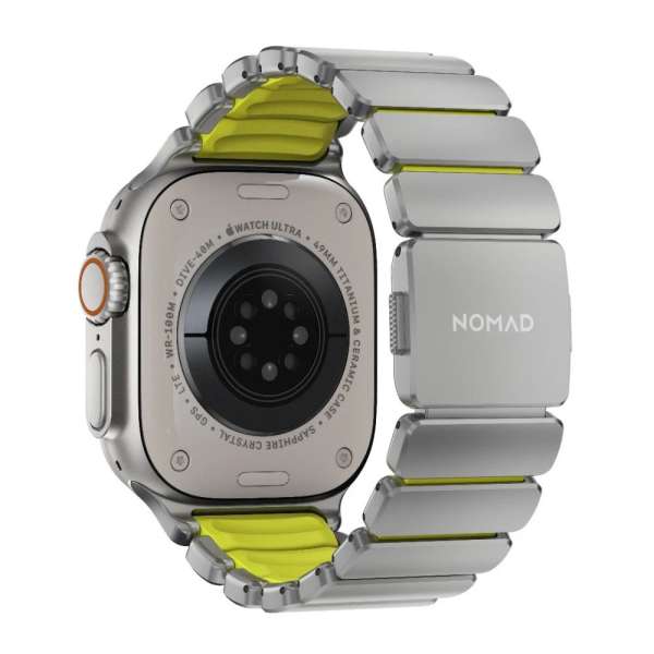 Nomad Stratos Band for FKM AW 45/46/49mm Natural Titanium Volt