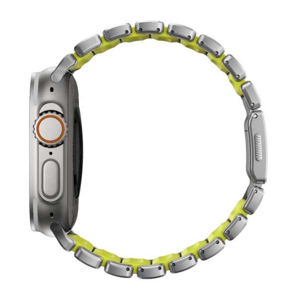 Nomad Stratos Band for FKM AW 45/46/49mm Natural Titanium Volt