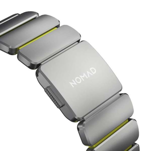 Nomad Stratos Band for FKM AW 45/46/49mm Natural Titanium Volt