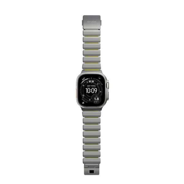 Nomad Stratos Band for FKM AW 45/46/49mm Natural Titanium Volt