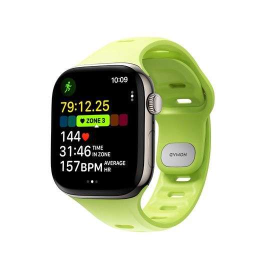 Nomad Tempo Band for AW 45mm/46mm Lime