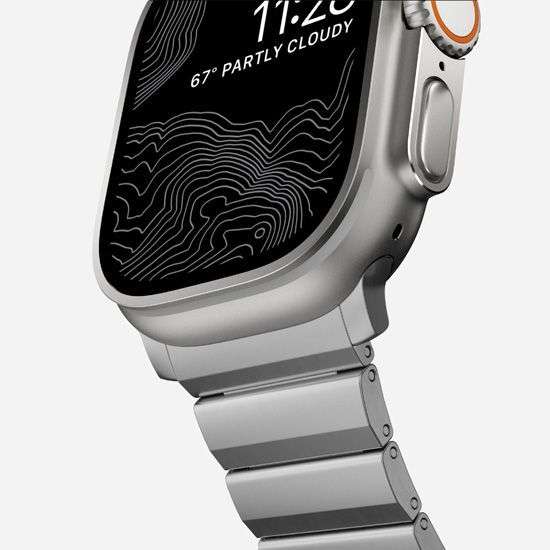 Nomad Titanium Band Apple Watch 49mm/46mm/45mm/44mm/42mm Natural