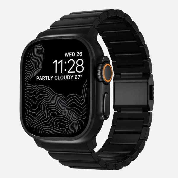 Nomad Titanium Band for V2 AW 46mm/49mm Black Hardware