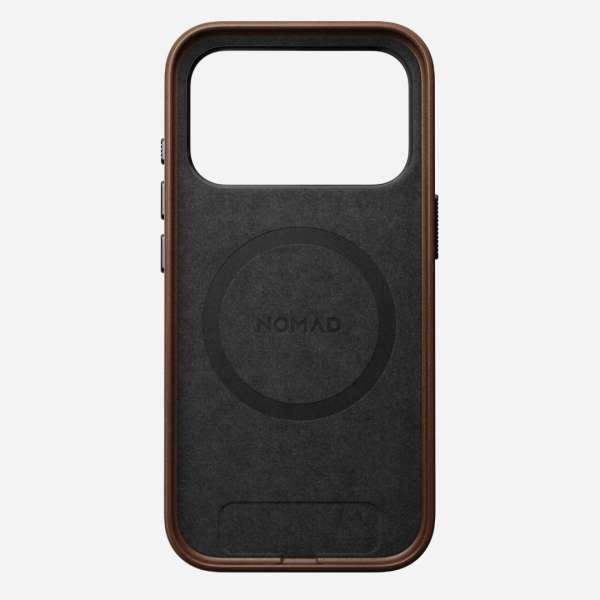Nomad Traditional Leather Case for iPhone 17 Pro Brown