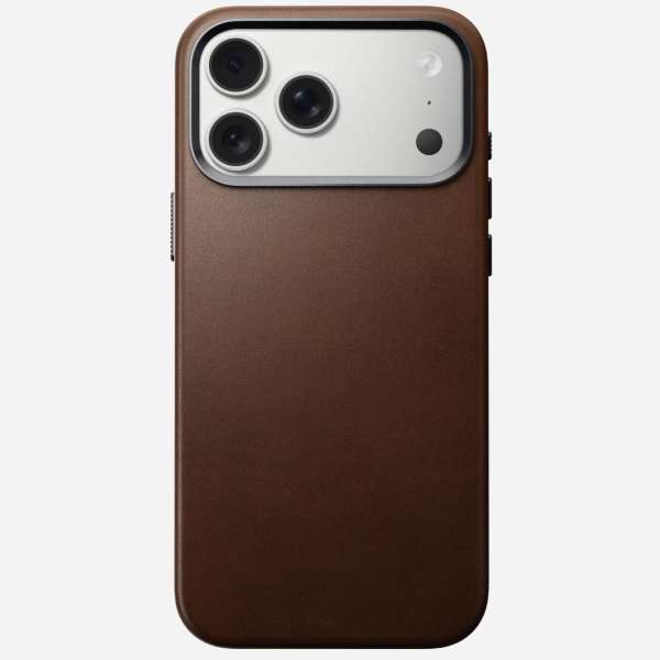 Nomad Traditional Leather Case for iPhone 17 Pro Max Brown