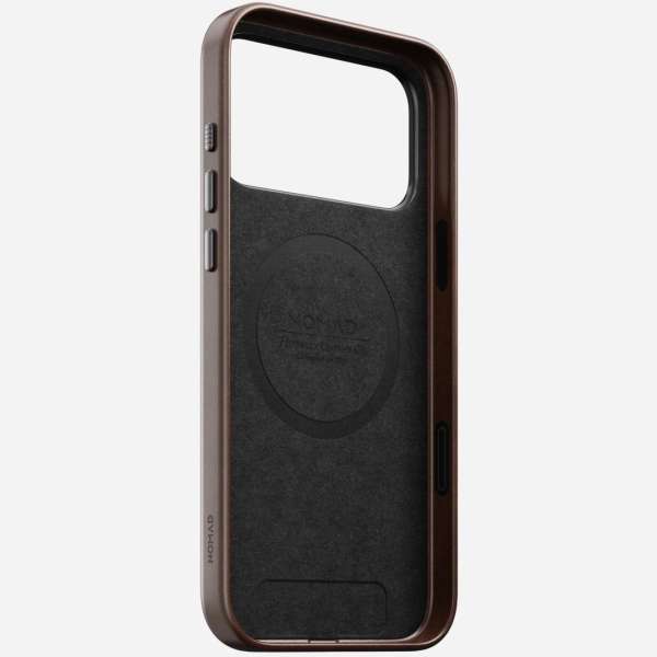 Nomad Traditional Leather (Horween) Case for iPhone 17 Pro Max Rustic Brown