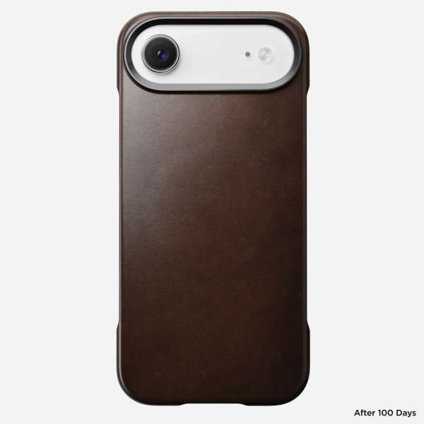 Nomad Traditional Leather (Horween) case for iPhone Air Rustic Brown