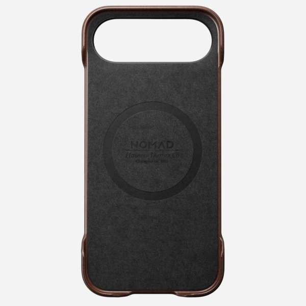 Nomad Traditional Leather (Horween) case for iPhone Air Rustic Brown