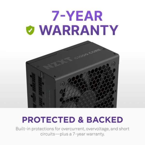NZXT 1000W 80+ Gold C1000 Core Black