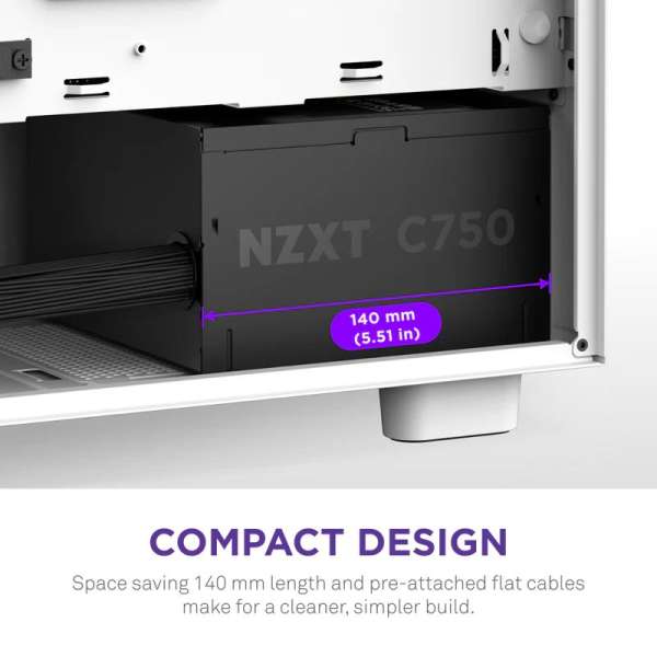 NZXT 750W 80+ Bronze C750