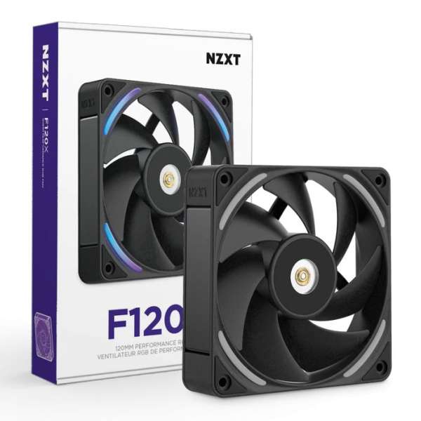 NZXT F120X 120mm Performance RGB Fan Black