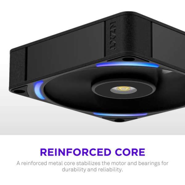 NZXT F120X 120mm Performance RGB Fan Black