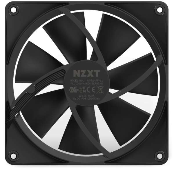 NZXT F140 RGB Black