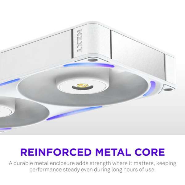 NZXT F240X Performance RGB White