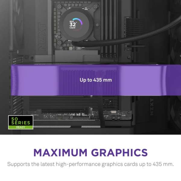 NZXT H9 Flow (2025) Tempered Glass Black