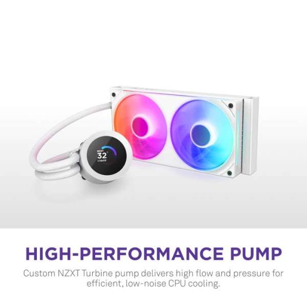 NZXT Kraken Plus 240 RGB White