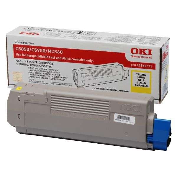 Oki C5850/5950 Yellow toner