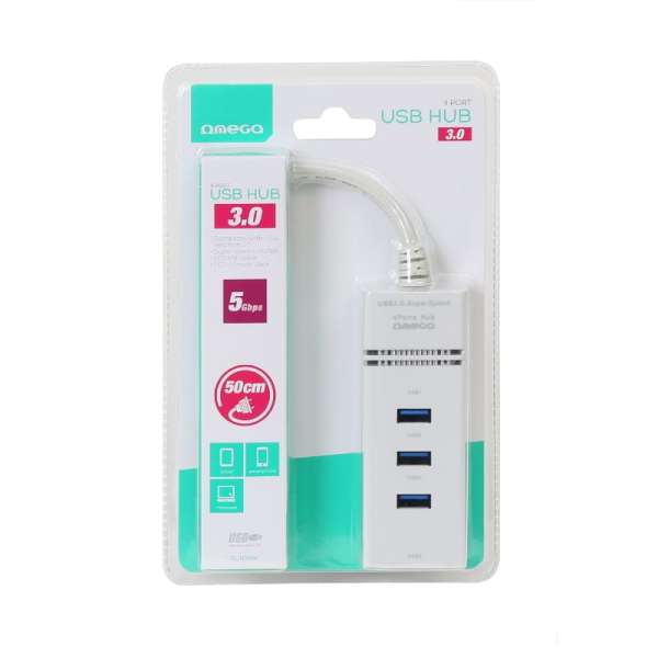 Platinet Omega 4 Port USB3.0 HUB White