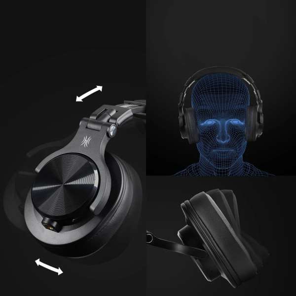 OneOdio Fusion A70 Bluetooth Headset Black
