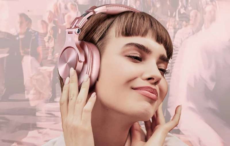 OneOdio Fusion A70 Bluetooth Headset Pink