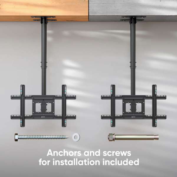 ONKRON Ceiling mount for TV 32"-80" Black
