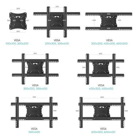 ONKRON TV Wall Mount Bracket for 40"-75" Black