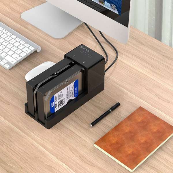 Orico 6528US3-C 2,5"/3,5" Hard Drive Enclosure with Duplicator Black