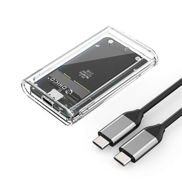 Orico TC10-MS mSATA USB-C 3.0 SSD Enclosure Clear
