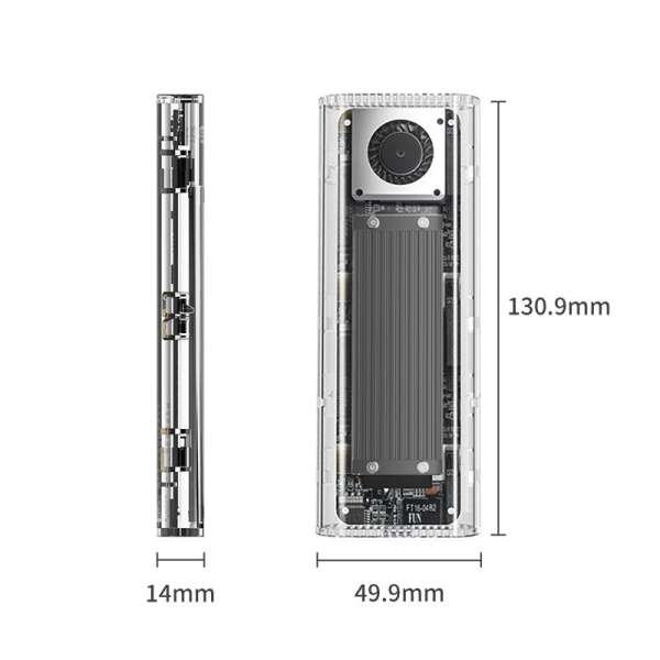 Orico TCM2-G20-BK USB3.2 M.2 NVMe SSD Enclosure Black