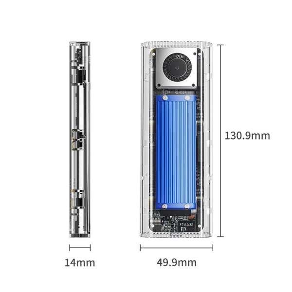 Orico TCM2-G20-BL USB3.2 M.2 NVMe SSD Enclosure Blue