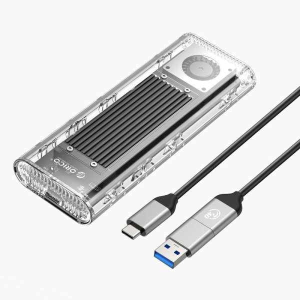 Orico TCM2-U4-BK USB4 M.2 NVMe SSD Enclosure Black
