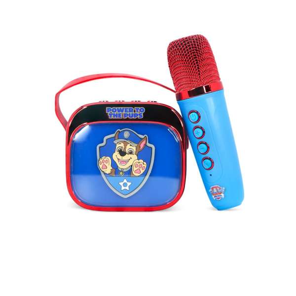 OTL Technologies PAW Patrol PopSing LED Light-Up Bluetooth Karaoke Speaker & Microphone Blue