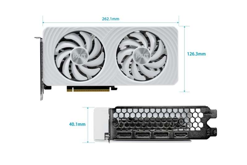 Palit GeForce RTX5060 Ti 16GB DDR7 White OC