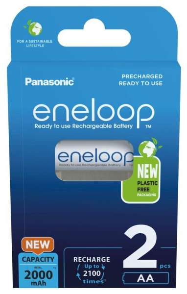 Eneloop 2000mAh AA Ni-MH akkumulátor 2db/csomag