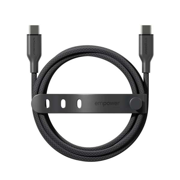 PanzerGlass 60W USB-C to USB-C USB 2.0 cable 1,2m Black