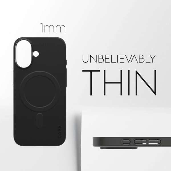 PanzerGlass Care slim MagSafe case for iPhone 17 Black